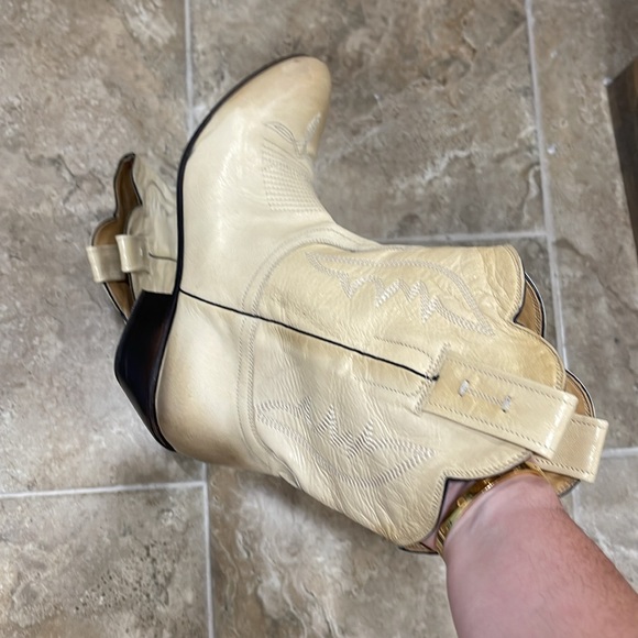 INCREDIBLE vintage cowboy boots purchased in Paris size 39 - Picture 5 of 14